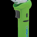 Thumbnail image #3 for United Brands Whip-It! Tilt TC-TILT-09 Green Rubber-Coated Kitchen Torch with Rotating Nozzle and Adjustable Lockable Flame Case of 40