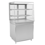 Thumbnail image #1 for RPI Industries Vienna VIHD2-34-R-SL-CO Self-Service Hot Display, Open Front, 31-1/2"W, 2 Heated Shelves