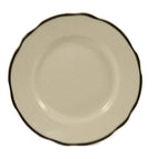 Thumbnail image #1 for CAC China Seville SC-6B Round Ceramic Plate, 6-3/8" Diameter, Scalloped Edge Case of 3 Dozen