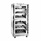 Thumbnail image #1 for Piper Products/Servolift Eastern Super Systems DO-6 Six-Deck Hearth-Type Deck Oven, Double Section, Individual Controls, Casters