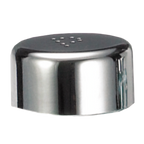 Thumbnail image #1 for TableCraft Products 615T Universal Salt and Pepper Shaker Replacement Top, ABS, Chrome-Plated Case of 12