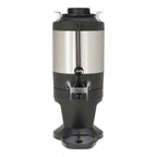 Thumbnail image #1 for Curtis TXSG0101S600 1-Gallon Stainless Steel Insulated Beverage Dispenser with Brew-Through Lid and Metal Faucet Guard