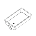 Thumbnail image #1 for Perlick Corporation Top Shelf 7055A46 Wet Waste Box with Drain Tube, 1/3-Size Stainless Steel Pan, Integral Strainer, 3/4-Inch Diameter