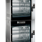 Thumbnail image #1 for Rotisol USA Roti-Roaster FBP16.560 Electric Floor-Model Basket Rotisserie Oven, 16 Stainless Steel Baskets, 48–64 Chicken Capacity