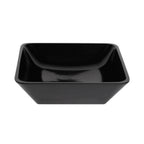 Thumbnail image #1 for G.E.T. Belize - EGS M10SQ-B . . Melamine Square Bowl, Black, 72 oz, 10" x 3"H, Shallow Case of 3