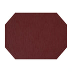 Thumbnail image #1 for Risch PLACEMATDXOCT-VIENNA 16X12 Octagonal Vinyl Placemat, Vienna Wave Pattern, Sewn Edges, Black Non-Skid Backing, 16 x 12 Inches Case of 25