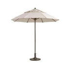 Thumbnail image #1 for Grosfillex Windmaster 98842531 9 ft Round Patio Umbrella with Aluminum Pole and Recacril Fabric