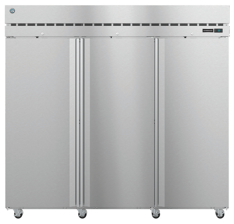 Product image #5 for Hoshizaki Steelheart Three-Section Full Stainless Door Reach-In Refrigerator, 79.03 Cu. Ft., Standard Depth, Top-Mounted Self-Contained