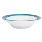 Thumbnail image #1 for CAC China Rainbow R-11-BLU Blue Ceramic Fruit / Monkey Dish, 4-3/4 oz, 4-3/4" Diameter Case of 3 Dozen