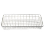 Thumbnail image #1 for TableCraft Products 10524 Rectangular Stainless Steel Wire Serving Basket, 12 x 8 x 1-1/2 in. Case of 12