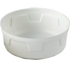 Thumbnail image #1 for Dinex DXHH27B Disposable Soup Bowl, 6 oz, Round, Heat-Resistant to 300°F, Recyclable Polypropylene, White
