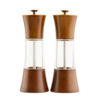 Thumbnail image #1 for TableCraft Products Cash & Carry 12856 Salt & Pepper Mill Set, 7"H Acacia-Finish Wood, Set of 2 Case of 6