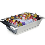 Thumbnail image #1 for Eastern Tabletop 9055 Stainless Steel Double-Wall Beverage Tub, 35-1/2"W x 20-1/4"D x 7-1/2"H