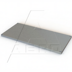 Thumbnail image #1 for AERO Manufacturing GU-2436 Adjustable Galvanized Steel Undershelf for Work Table, 36"W x 24"D, 18 Gauge