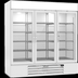 Thumbnail image #6 for Beverage Air MarketMax Three-Section Reach-In Glass Door Merchandiser Refrigerator, 70.19 Cu. Ft., White, Bottom Mount