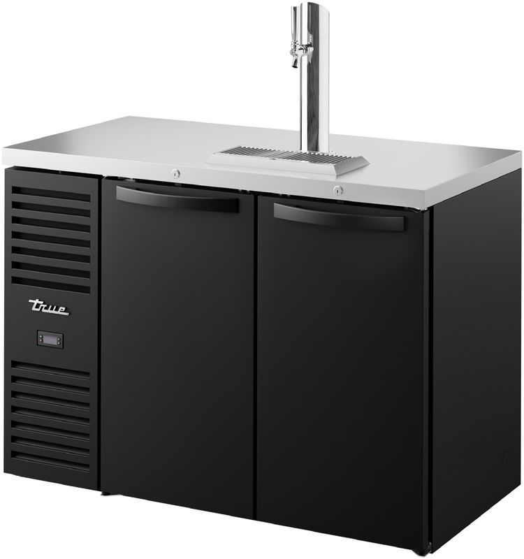 Product image #5 for True 48-Inch Two-Section Draft Beer Refrigerator with Stainless Steel Countertop and One Column