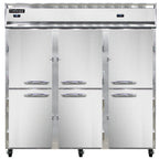 Thumbnail image #2 for Continental Refrigerator 3RRFNHD Three-Section Reach-In Refrigerator/Freezer, Self-Contained, Half-Height Solid Doors