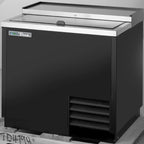 Thumbnail image #5 for True Mfg. - General Foodservice TD-36-12-HC 36-Inch Flat Top Bottle Cooler, 1 Lid, Stainless Steel Countertop, Black Exterior