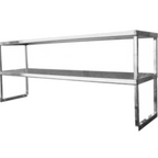 Thumbnail image #1 for GSW USA DS-1658 Double Stainless Steel Overshelf, 58"W x 16"D x 30"H, 18 Gauge