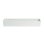 Thumbnail image #1 for G.E.T. Bugambilia COMP09-MOD Salad Bar Bowl, 2.1 qt, 19-13/16"L x 6-15/16"W x 1-9/16"H, Rectangular Cast Aluminum with Resin