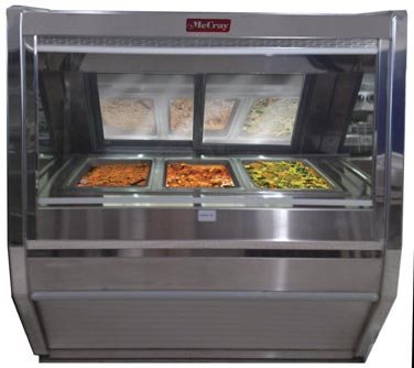 Product image #5 for Howard-McCray 52-1/2-Inch Full-Service Hot Food Case with 3 Wells, White Exterior