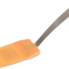 Thumbnail image #1 for JB Prince Norpro U943 Mini Offset Spatula, 6-1/2", Nylon Blade, Stainless Steel Handle, Orange