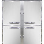 Thumbnail image #1 for Continental Refrigerator 2RNSAPTHD-SD-GD Two-Section Pass-Thru Reach-In Refrigerator, Self-Contained, Half-Height Solid/Glass Doors