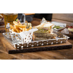 Thumbnail image #2 for TableCraft Products SCB139 Stainless Steel Rectangular Serving Tray, 13" x 9" x 1-1/4" Case of 12