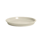 Thumbnail image #1 for Tuxton China Healthcare BEA-0747 Ceramic Entree Plate, 7-1/2-Inch Round, Deep Rim, American White/Eggshell 1 Dozen