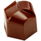 Thumbnail image #1 for JB Prince K598 Polycarbonate Chocolate Mold, 21-Knot, Rigid, Opaque