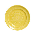 Thumbnail image #1 for Tuxton China Concentrix CSA-074 Ceramic Plate, 7-1/2" Round, Wide Rim, Saffron Case of 2 Dozen