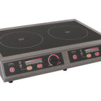Thumbnail image #1 for Tarrison Products Ltd. Induction Series TI-CI40-2LR 2-Burner Countertop Induction Range, 2000W per Burner, Ceramic Cook Surface