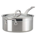 Thumbnail image #1 for JB Prince HESTAN S497 22 Covered Saucepan with Helper Handle, 4 qt, 22 cm