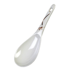 Thumbnail image #1 for Thunder Group Bamboo 7005BO Melamine Rice Ladle, 1-1/2 oz., 8-1/4" x 2-3/4" Case of 30 Dozen