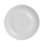 Thumbnail image #1 for Steelite International Folio, Alpha Ceram Stratford 6940E687 Porcelain Saucer, Round, White, 4-5/8-Inch Case of 3 Dozen