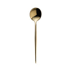 Thumbnail image #1 for Kadra Kitchenware Vikko Dine VF-TS15-VCG Tea Spoon, Shiny Champagne Gold, 18/10 Stainless Steel Case of 12