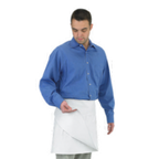 Thumbnail image #1 for Chef Revival 603FW Four-Way Apron, 34" x 17", White Poly/Cotton, No Pockets