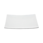 Thumbnail image #1 for Korin Inc Fusion PLL-A0879 Porcelain Rectangular Plate, 11-3/4" x 8-1/4", Coupe Rim, Flared Edge, White
