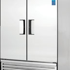 Thumbnail image #5 for Everest Refrigeration EBF2 50 Cu. Ft. Two-Section Reach-In Freezer, Solid Hinged Doors, Stainless Steel, Bottom-Mounted Refrigeration
