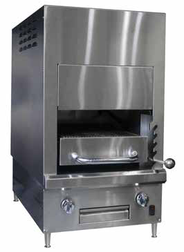 Product image #5 for Southbend 24-Inch Upright Freestanding Electric Broiler, Single Deck, 316L Stainless Steel, 208/240V, 6 kW