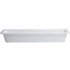 Thumbnail image #1 for G.E.T. Bugambilia TPUD45YW Cast Aluminum Food Pan, 1/2 Size Long, 3" Deep, Yellow Resin Coating
