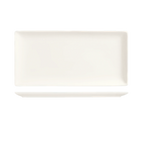 Thumbnail image #1 for Libbey Slate SL-22C Rectangular Porcelain Coupe Plate, 16" x 5-1/2"