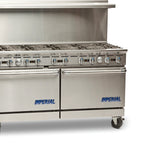 Thumbnail image #5 for Imperial (Middleby) Pro Series IR-10 60-Inch Gas Restaurant Range with 10 Open Burners, 2 Standard Ovens, Manual Controls