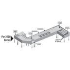 Thumbnail image #1 for Eagle Group 2200 Series 300805-2200 Bottle Holder Tray, Not Installed, Holds 4 Bottles