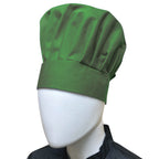 Thumbnail image #1 for Thunder Group CH013LG Chef Hat, Adjustable Velcro, 13-1/2 in High, One Size, 65/35 Poly/Cotton, Olive Green Case of 24
