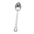 Thumbnail image #1 for Browne USA Foodservice Renaissance 4774 15-Inch Stainless Steel Slotted Serving Spoon with Grooved Handle