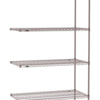 Thumbnail image #1 for Metro Super Erecta SE-2448K4-74-A4 Add-On Wire Shelving Unit, 48"W x 24"D x 74"H, 800 lb. capacity per shelf, 2000 lb. capacity per unit, 1" shelf