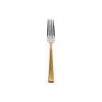Thumbnail image #1 for Kadra Kitchenware Vikko Crown VC-181-DF Dinner Fork, Gold Handle, Ruby, 18/10 Stainless Steel, 8" Case of 12