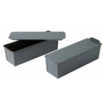 Thumbnail image #1 for Matfer Bourgeat Exopan 341641 Coated Steel Pullman Bread Pan with Sliding Lid, 15-3/4 x 4 x 4 in