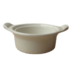 Thumbnail image #1 for International Tableware CAS-5-AW Ceramic Round Casserole Dish, 9 oz, 5" Diameter, with Handles 1 Dozen